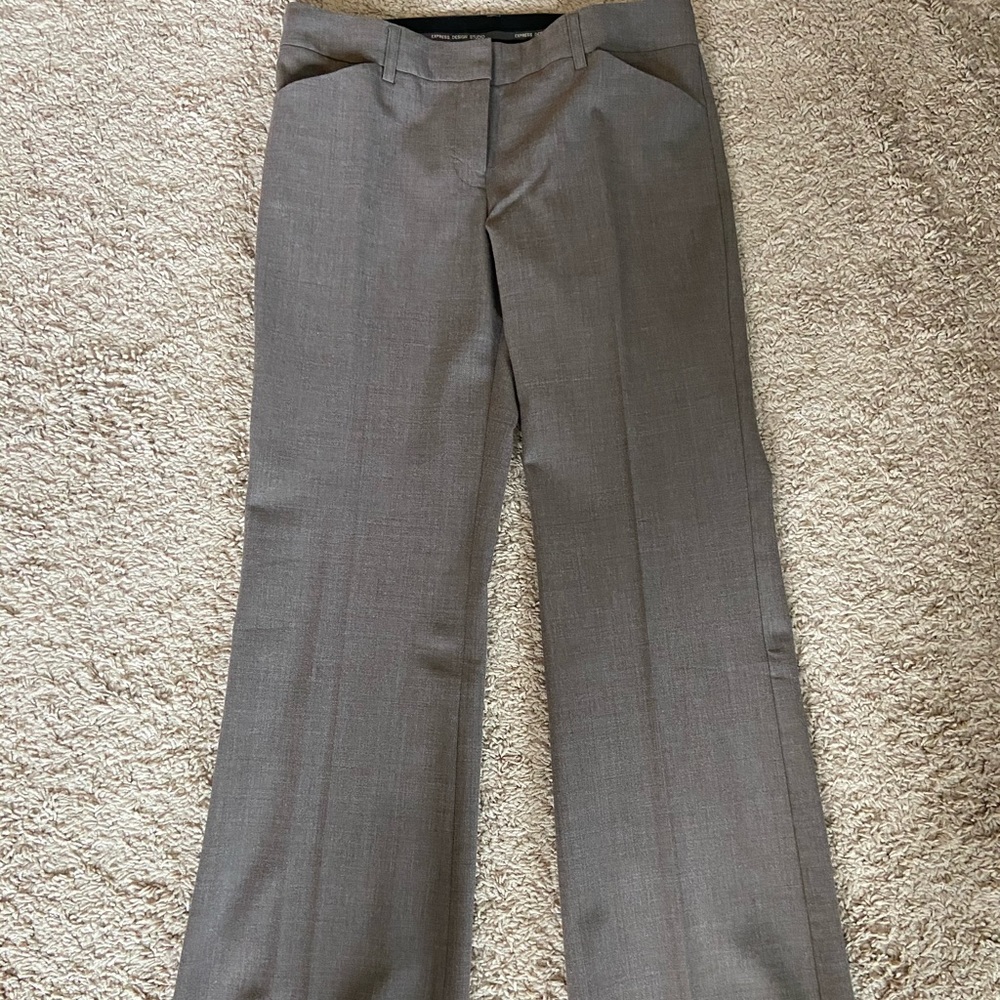 Brown Express Editor Pant, size 4.